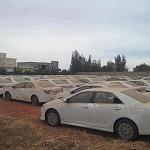 Fighting in Benghazi over 100s of Toyotas