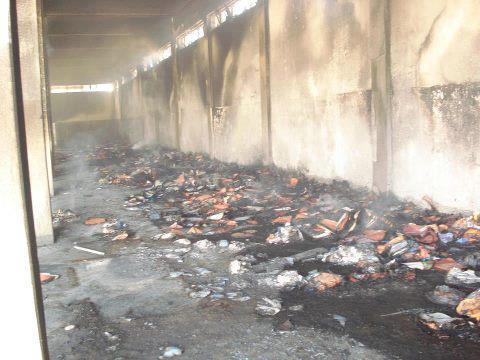 Ajdabiya election storage centre burned by suspected federalist arsonists