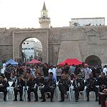 Election security parade in Tripoli's Martyrs Square