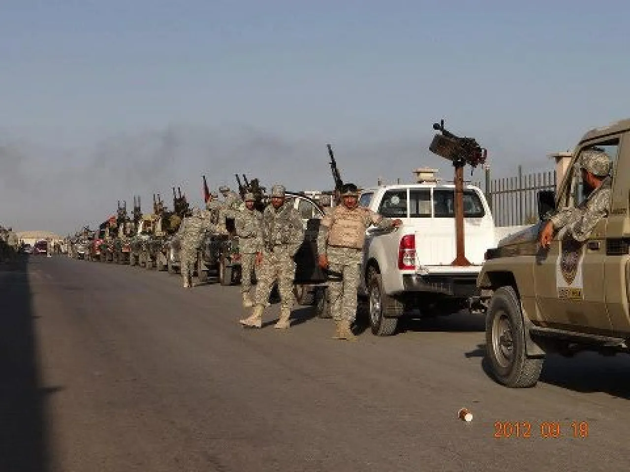 Official Libyan National Army forces clearing parts of Tripoli of unlawful militias in 2012 (Photo: Archives).