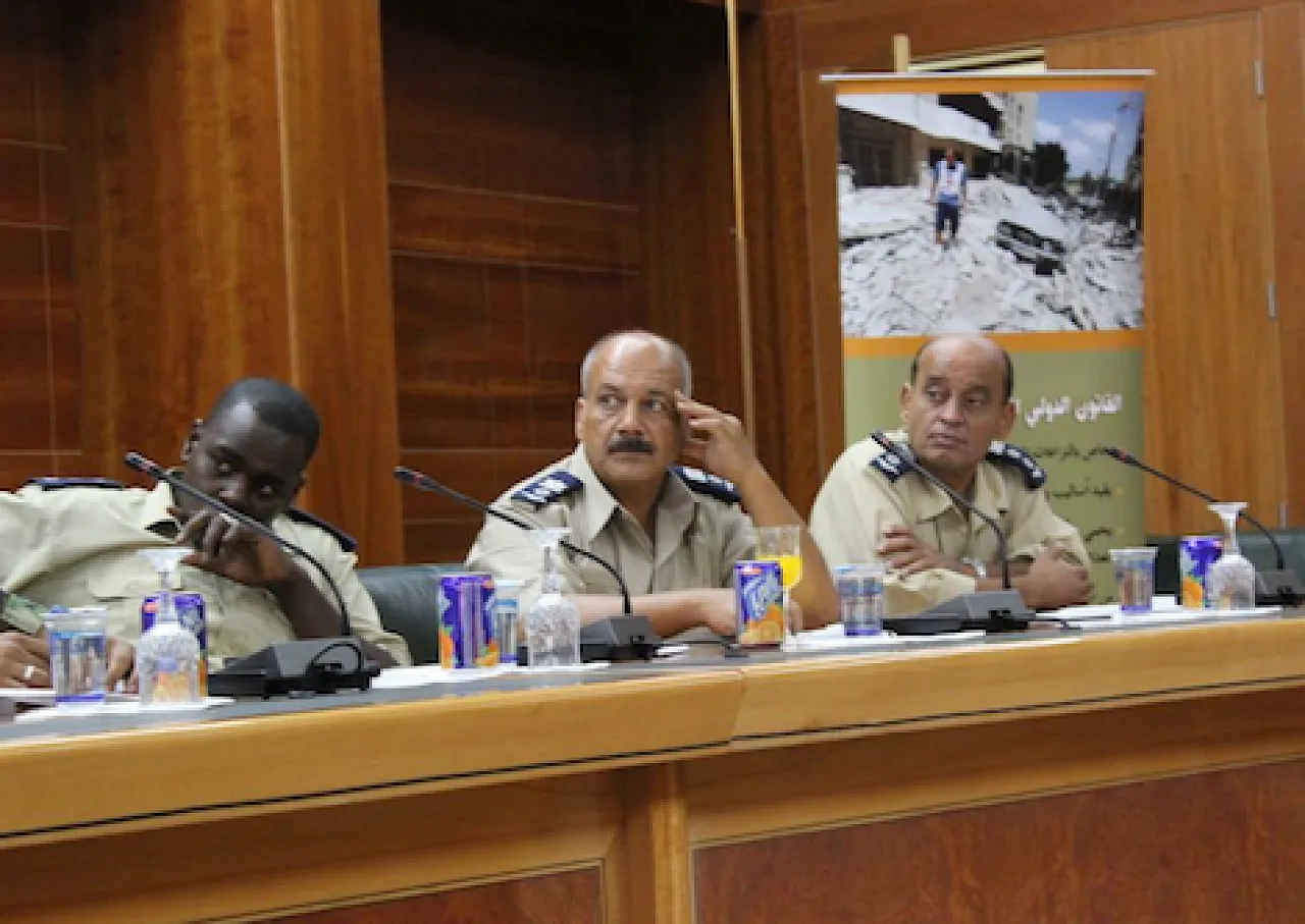 A group of officers on the training course. (Photo: ICRC)
