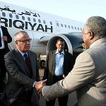 Zeidan arrives in Khartoum in tour of neighbouring states