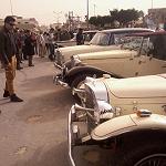 Classic Car rally in Zawia