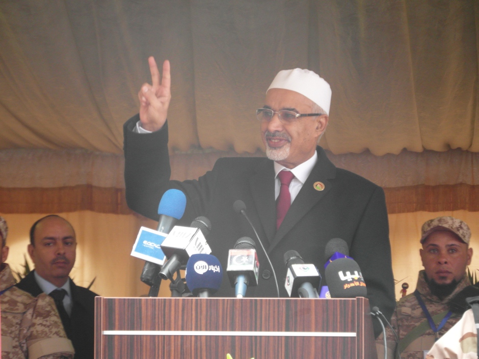 Low turnout as Magarief salutes the revolution in Benghazi