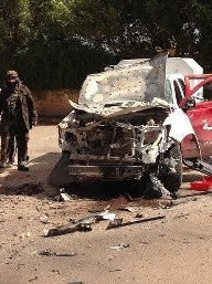 Police vehicle bombed in Benghazi