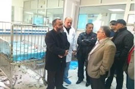 Minister visits Children's Hospital after RPG blast