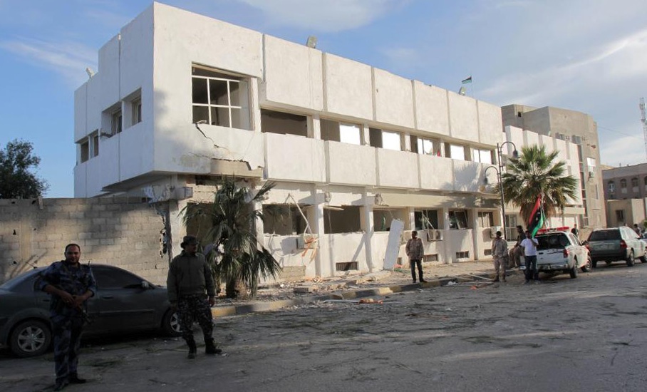 Bomb at Benghazi police station