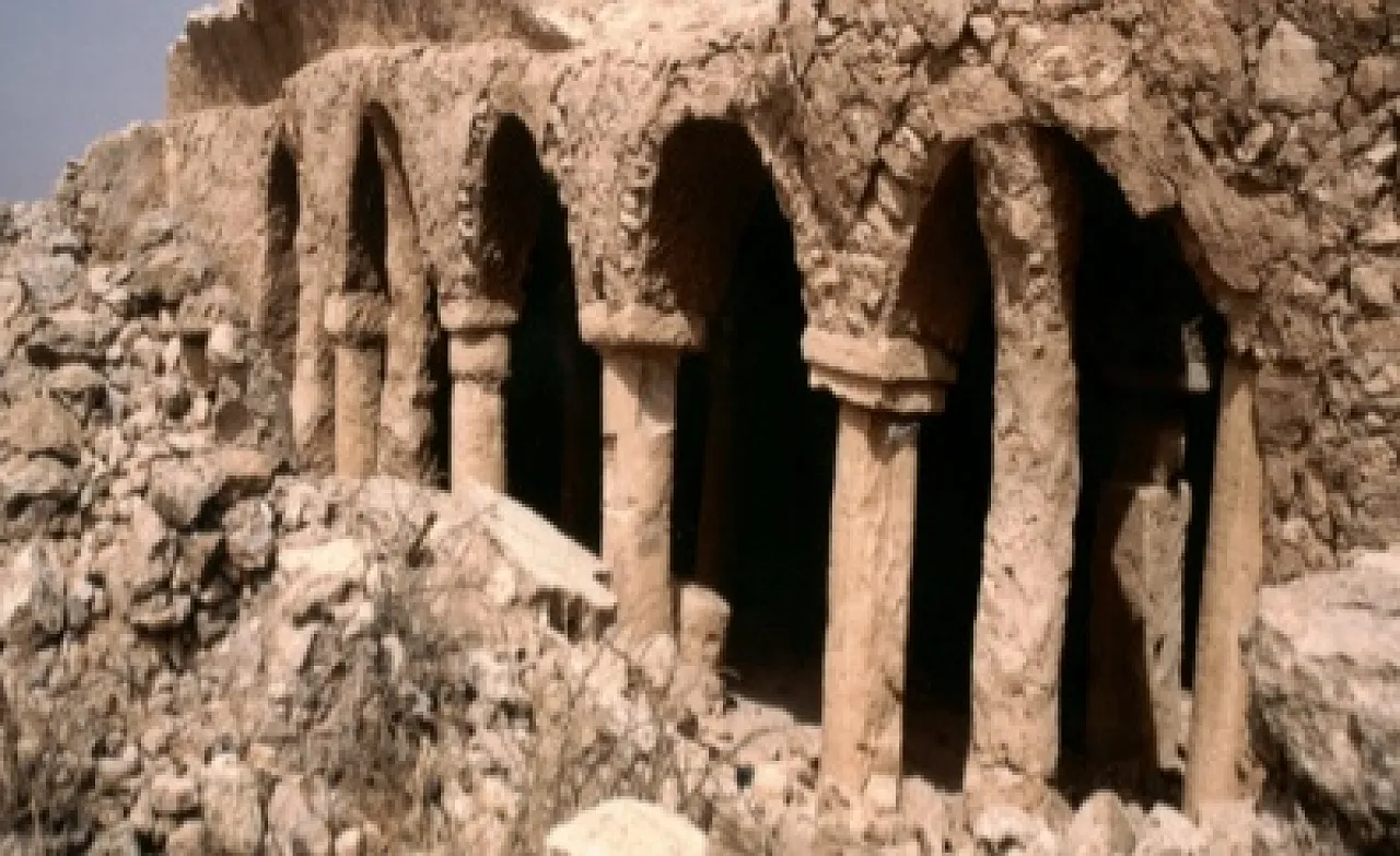 A historic mosque in the Jabal Nafusa which is in need of urgent maintenance.