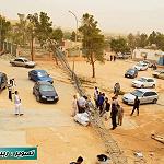 Almadar communication tower falls killing child