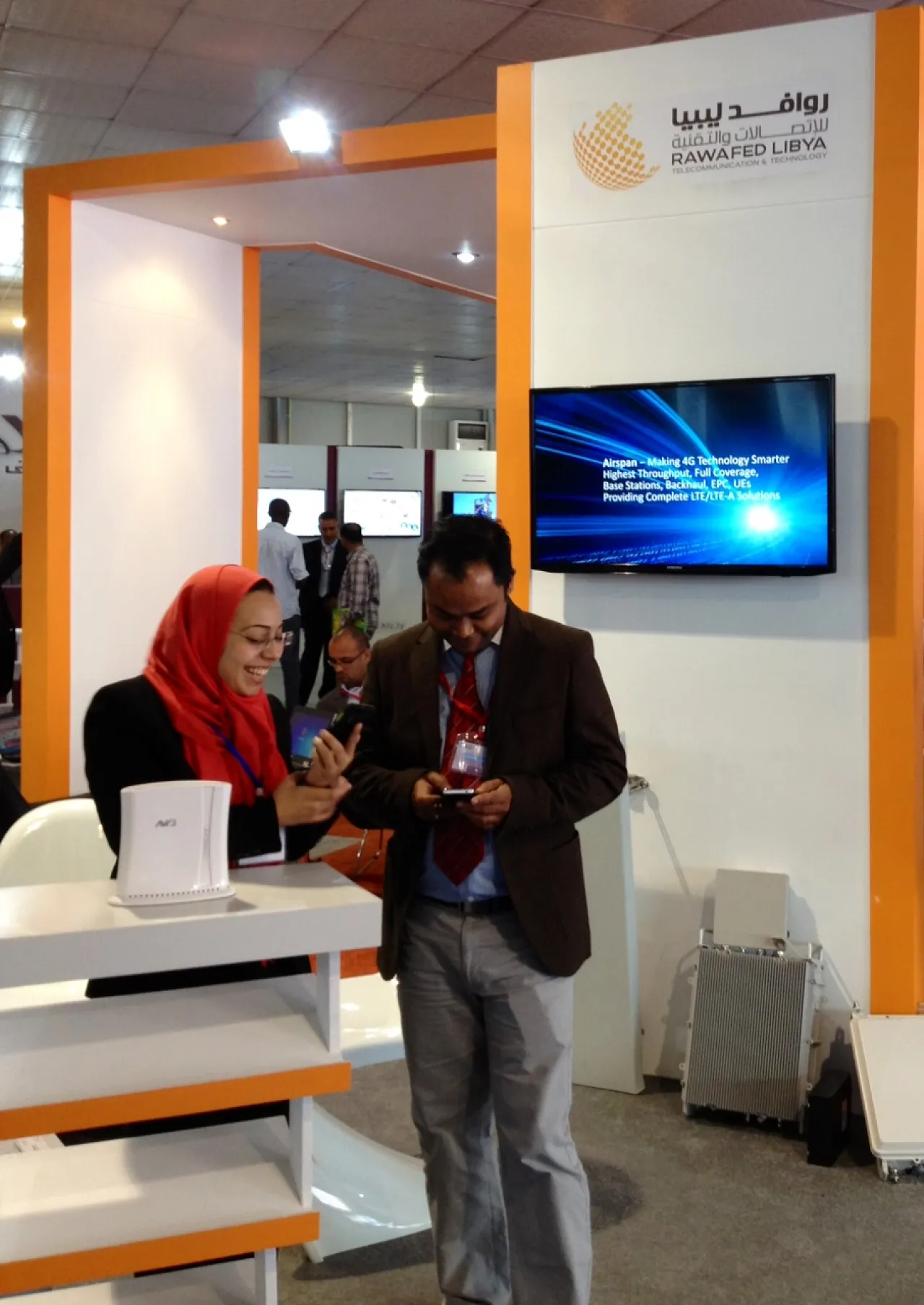 RAWAFED Rawafed Libya at ITEX. (Photo: Libya Herald)