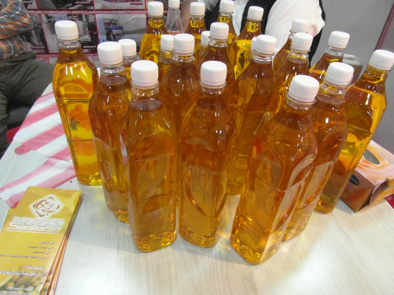 Libyan olive oil producers claim their oil is better quality than Tunisian oil, but that they lack the marketing experience to export it (Photo: Sami Zaptia).