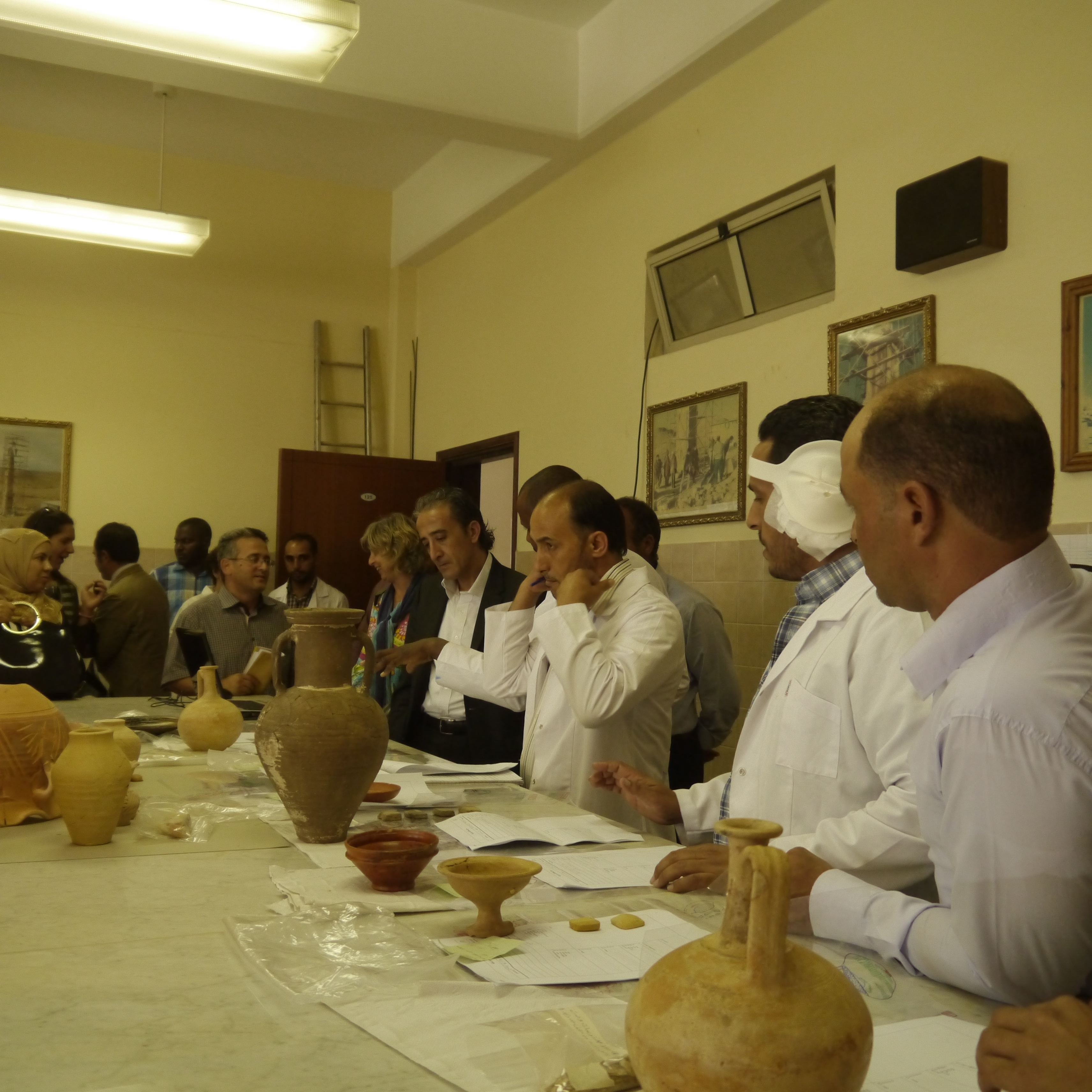 Hands-on heritage training for conservators