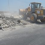 Locals start clearing Bab Al-Aziziya eyesore