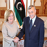 US ambassador meets the new GNC president