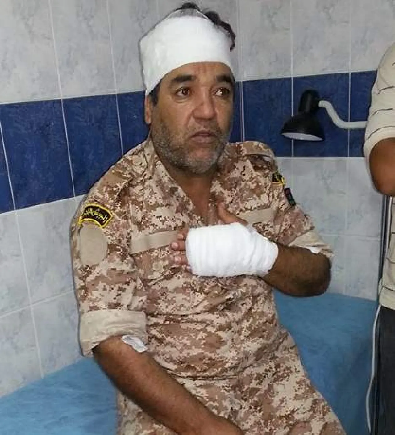 Guji Guji after treatment for his wounds
