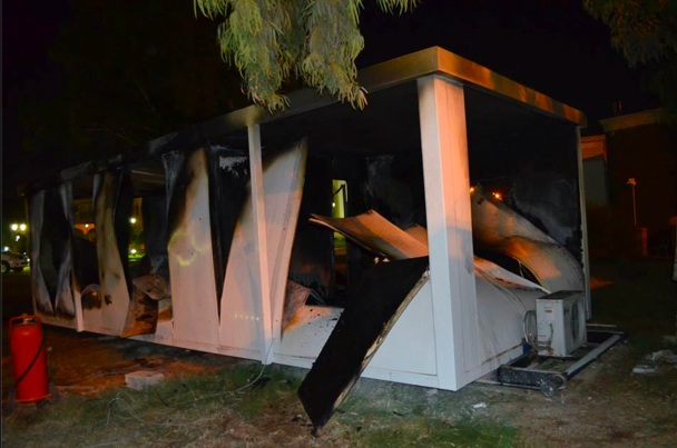 Fire on GNC premises caused by electric fault