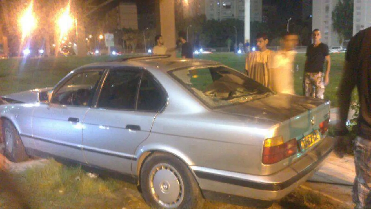 The attackers vehicle
