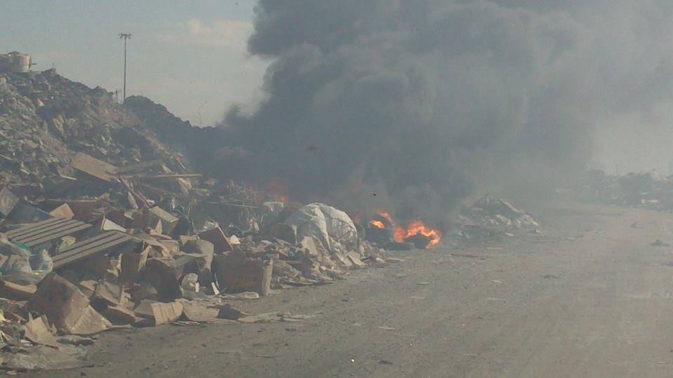 Rumour mill reports Benghazi rubbish fire as plane crash
