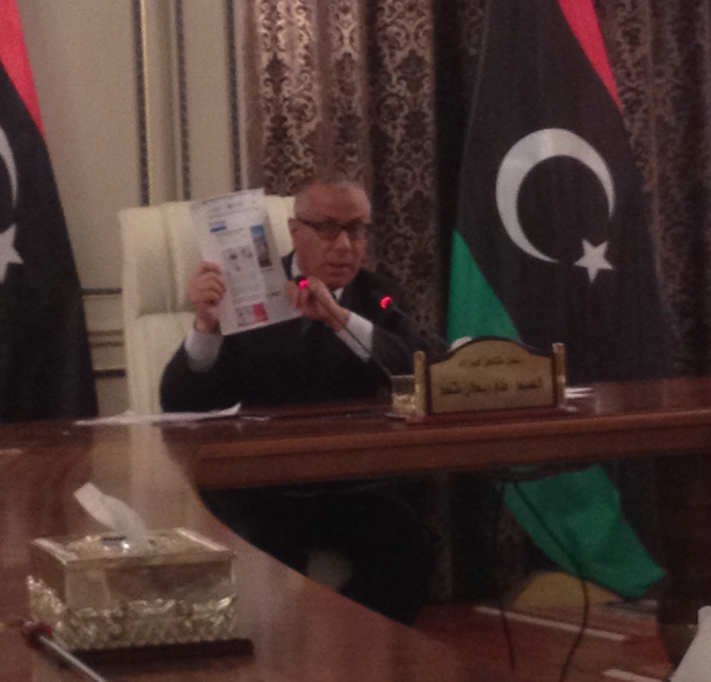 Zeidan names two Congressmen "behind his abduction"