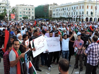 Hundreds show for 9 November Movement protest in Tripoli