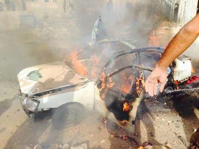 Two cars blown up in Derna, both drivers injured
