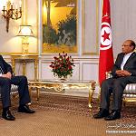 Libyan Minister of Interior discusses security issues with Tunisian President