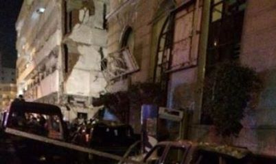 Explosion destroys shops in Derna