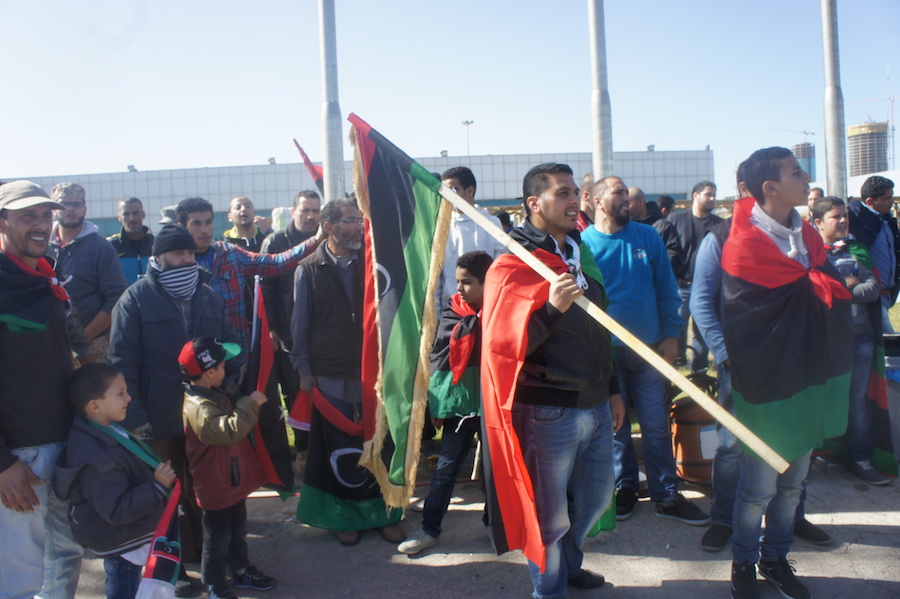 Tripoli welcomes football champions