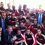 Triumphant football team heads to Tripoli