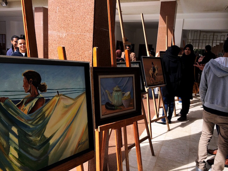 Day of art and media at Tripoli University