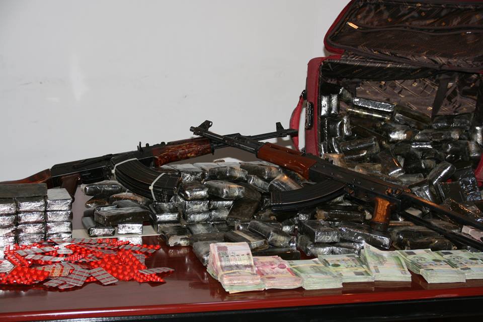 Drugs, cash and guns seized in Tripoli gang crack-down