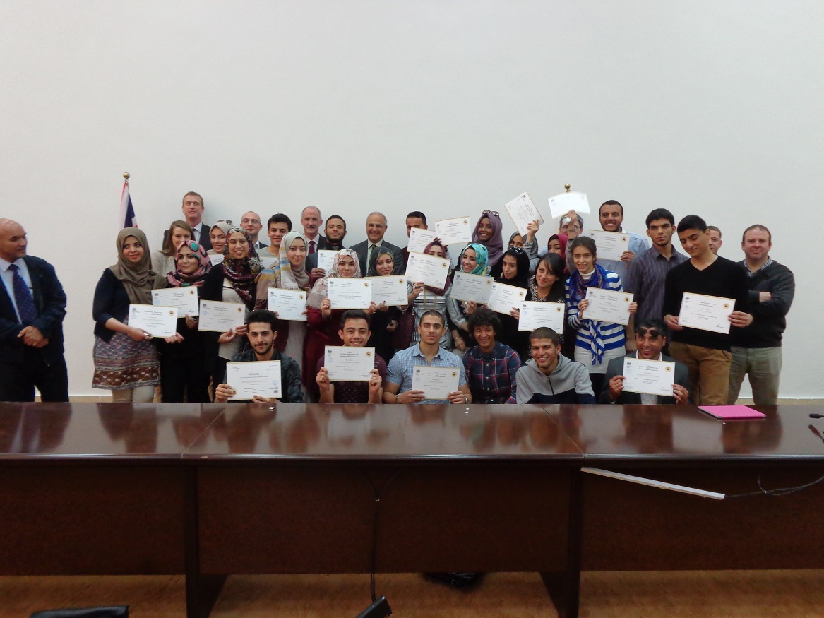 Libyan language students honoured by British embassy for army training help