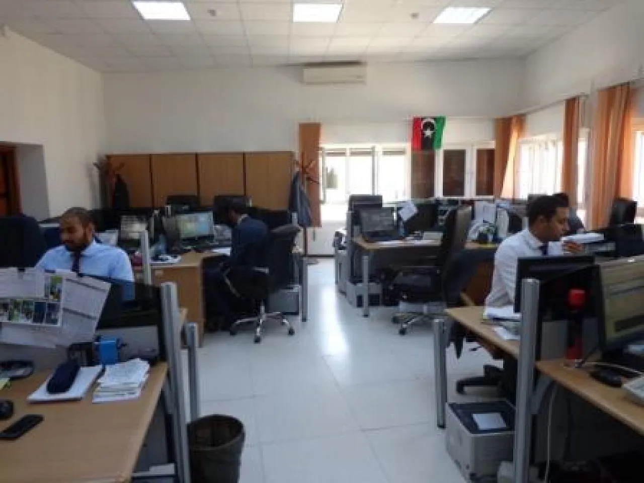 Treasury operations at CBL (Photo; Ashraf Abdul-Wahab)