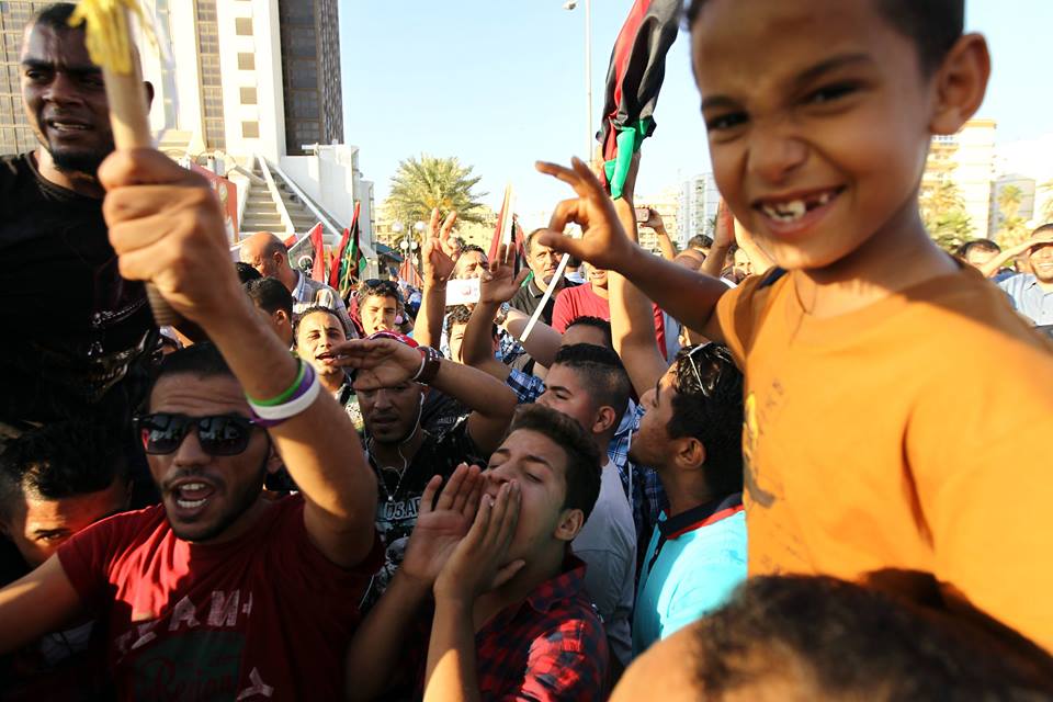 Yesterday's Benghazi demonstrations attract hundreds