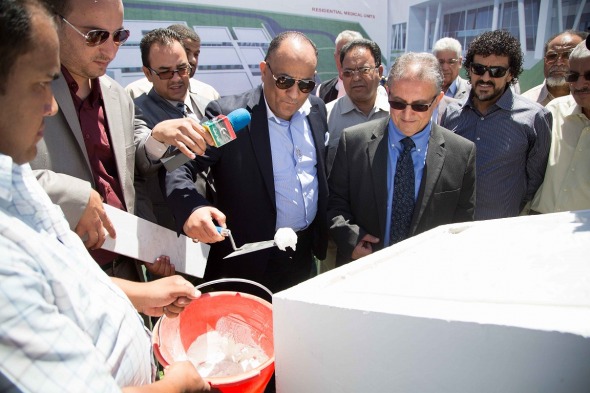 Foundation stone laid for new and improved hospital in Sebha