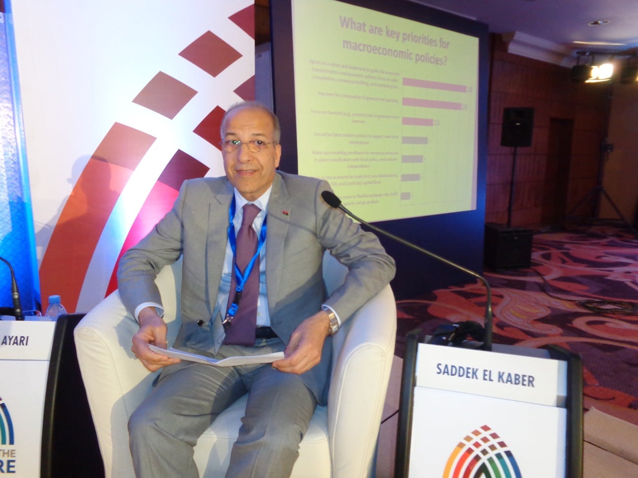 Libya's CBL Governor Saddek El-Kaber is on his way out (Photo: Sami Zaptia).