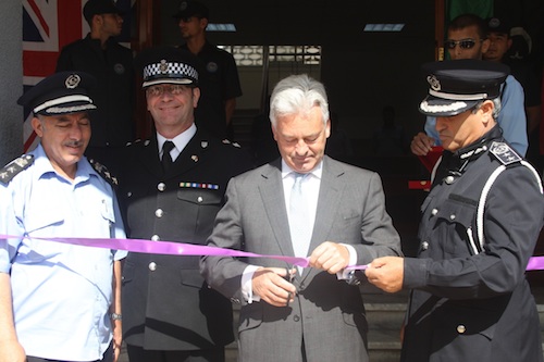 British minister inaugurates new police training facilities