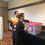 Overseas voters cast their ballots in elections to the House of Representatives