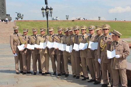 15 Libyan officers graduate from Moscow military academy