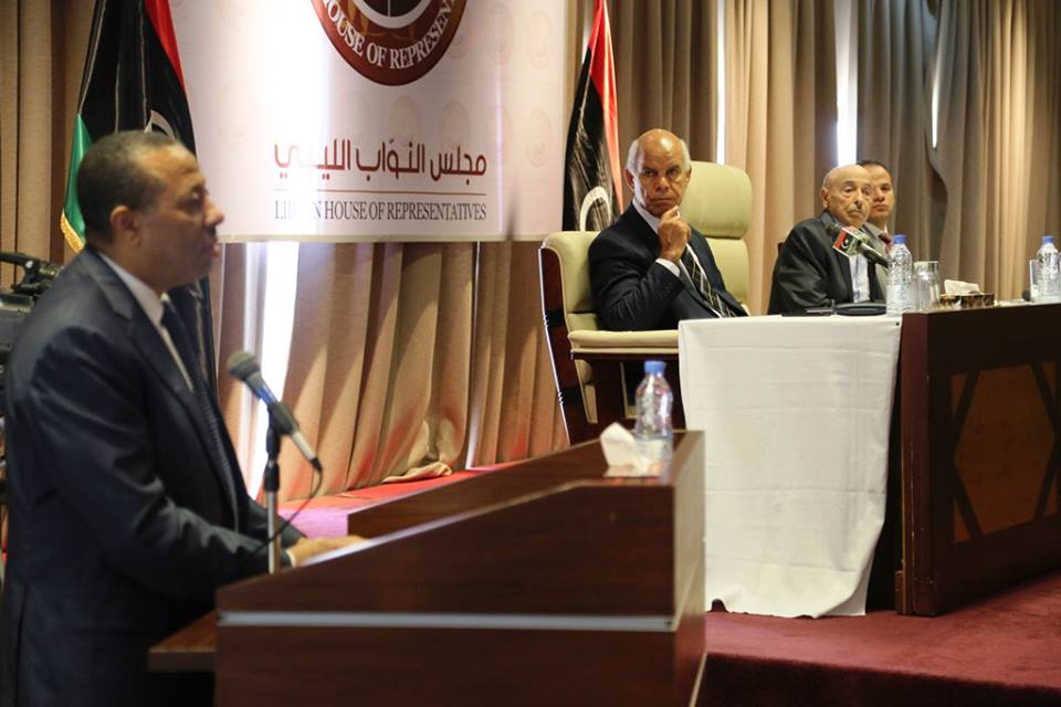 PM Thinni blames GNC head Abu Sahmain for Tripoli fighting