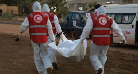 Looters ransack Red Crescent and later return goods