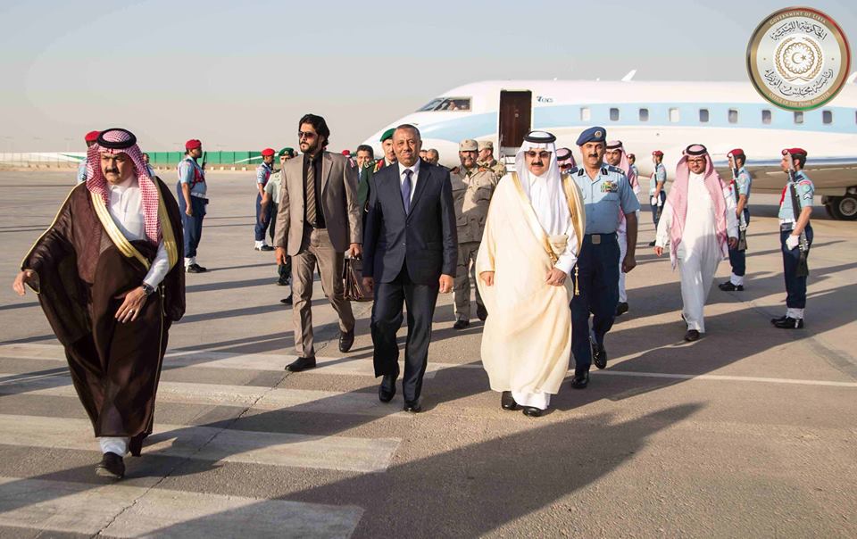Thinni arrives in Riyadh