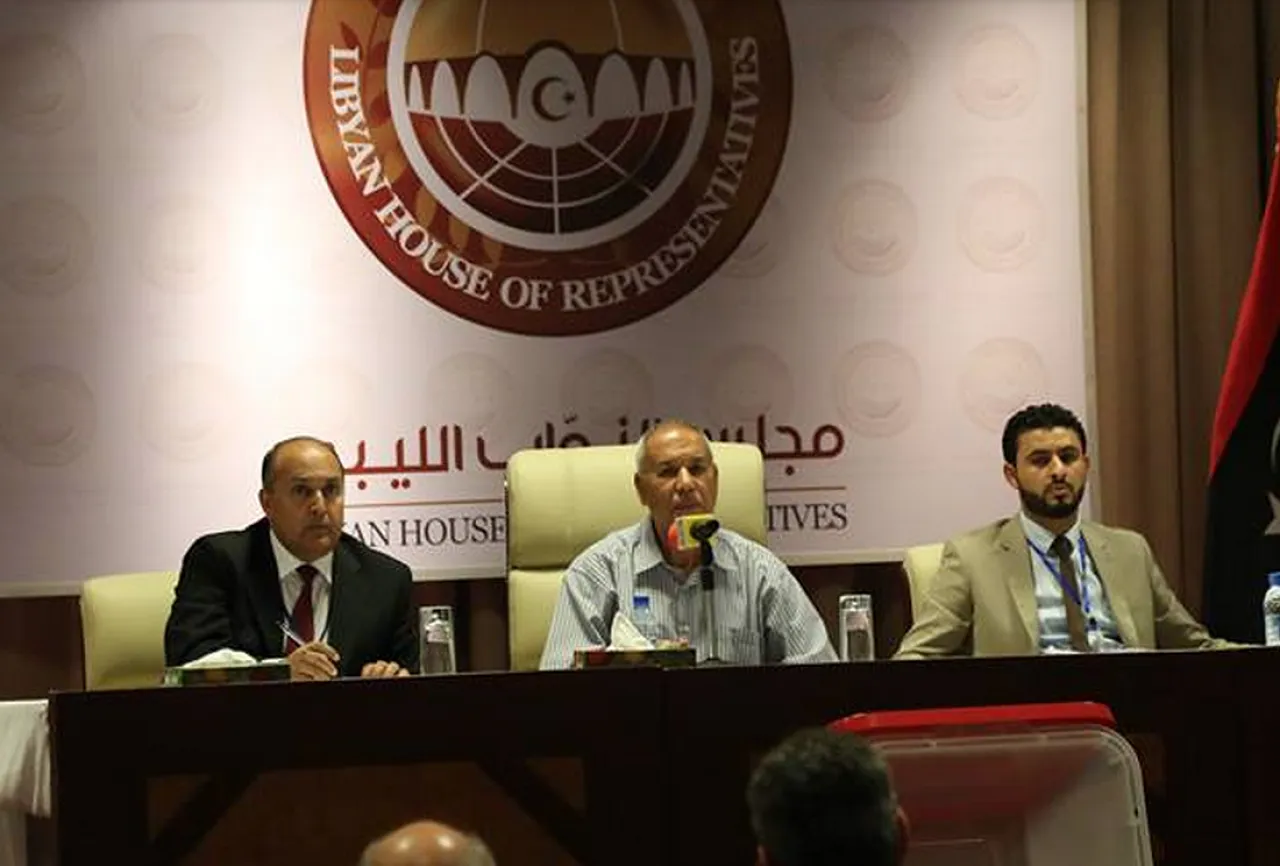 Proceedings at the House of Representatives in Tobruk (Photo: House of Representatives)
