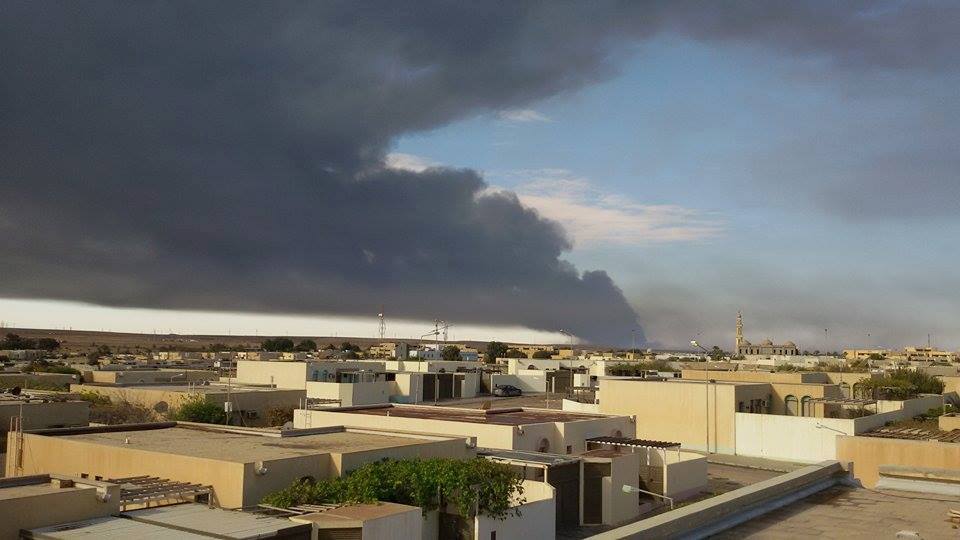 Fire at Sidra spreads