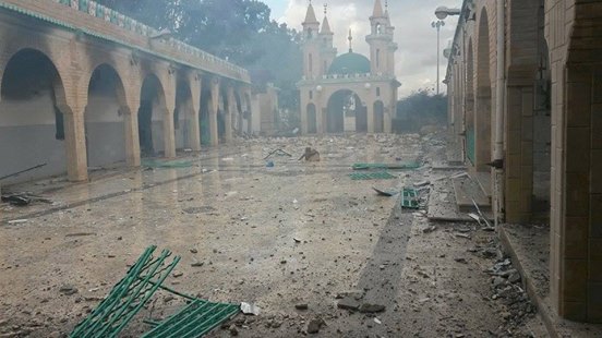 Another Tripoli mosque vandalised
