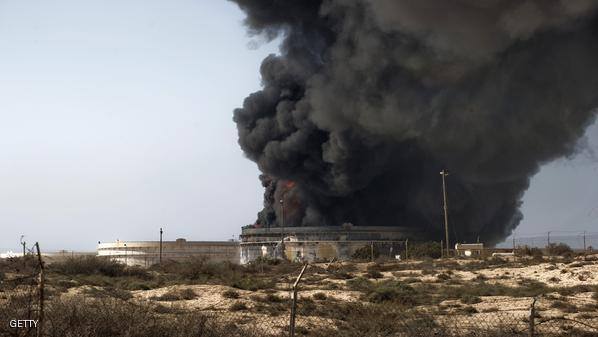 Sidra oil tank fires have so far cost Libya $100 million