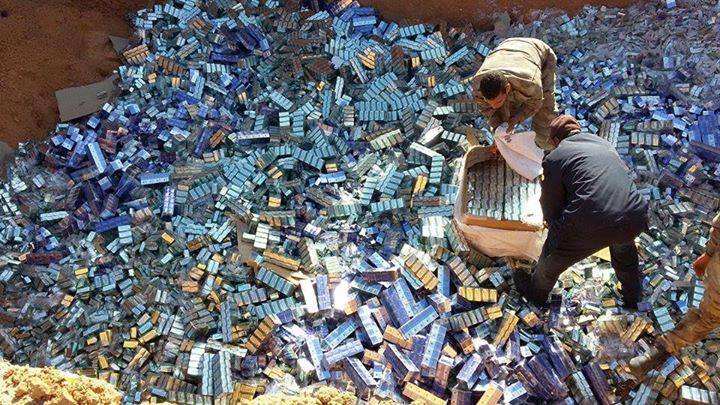 Twenty million Tramadol pills destroyed in Tripoli
