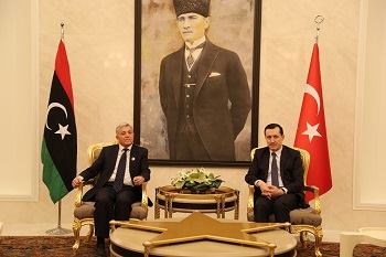 Nuri Abu Sahmain meets Turkish president in Ankara