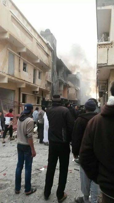 Derna strikes "mainly outside the town": report