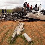Claims and counter claims over crashed aircraft